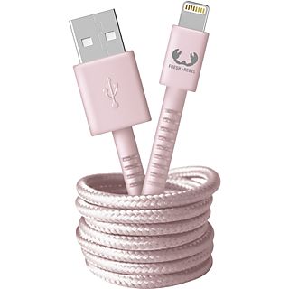 FRESH 'N REBEL USB-A-naar-Lightning 2m Smokey Pink