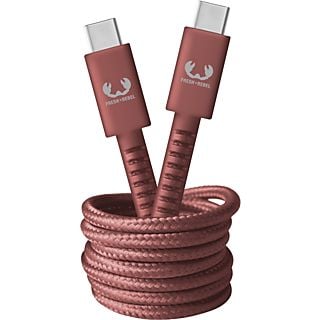 FRESH 'N REBEL USB-C-naar-USB-C 2m Safari Red