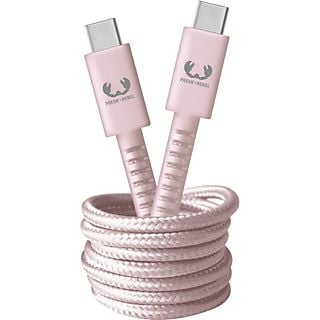 FRESH 'N REBEL USB-C-naar-USB-C 2m Smokey Pink