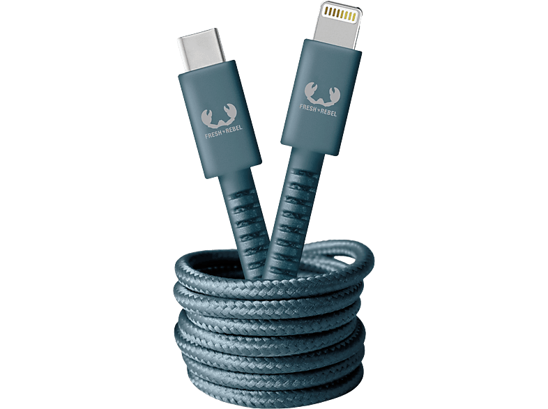 FRESH 'N REBEL USBCnaarLightning 2m Dive Blue kopen? MediaMarkt