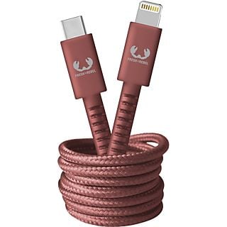FRESH 'N REBEL USB-C-naar-Lightning 2m Safari Red