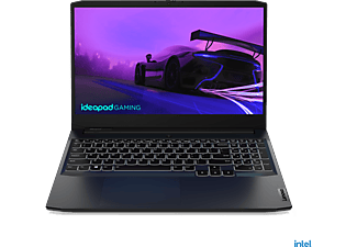LENOVO IdeaPad Gaming 3i, Gaming-Notebook mit 15,6 Zoll Display, Intel® Core™ i5 Prozessor, 16 GB RAM, 512 GB SSD, NVIDIA GeForce RTX 3050, Shadow Black