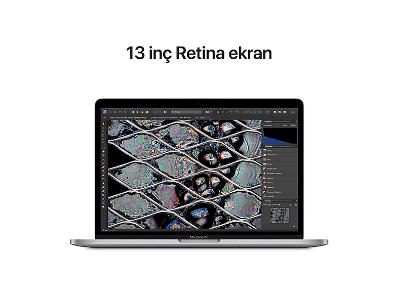 APPLE MacBook Pro M2 8GB-512GB SSD 13.3inç Uzay Grisi MNEJ3TU/A