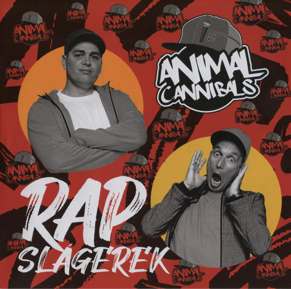 Album borító két férfival, szöveggel és rajzfilmszerű dizájnnal.