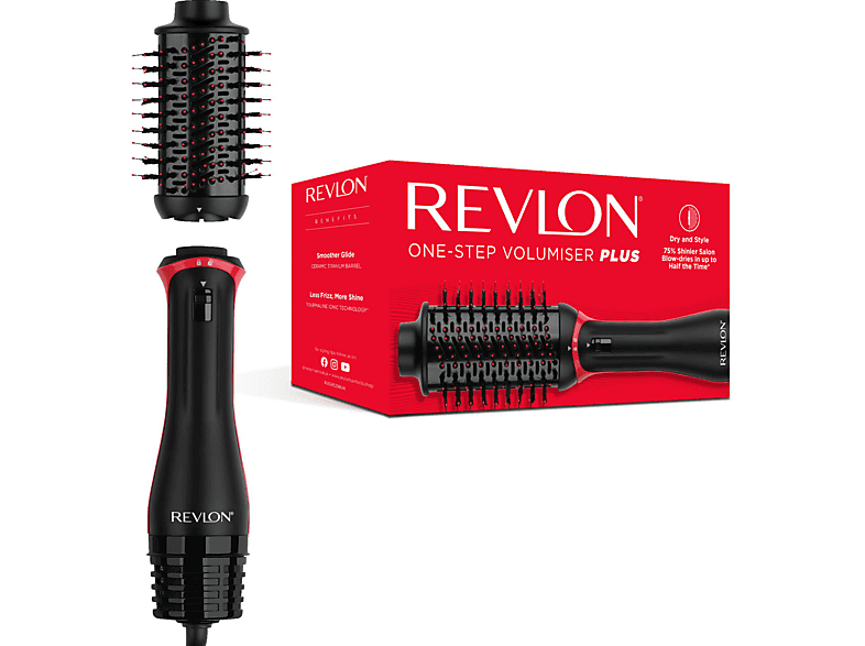 Revlon RVDR5298E Warmluftbürste Schwarz, 820 Watt
