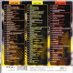 CD-Album mit drei Panels. Die Panels sind mit Disc One, Disc Two und Disc Three beschriftet.
