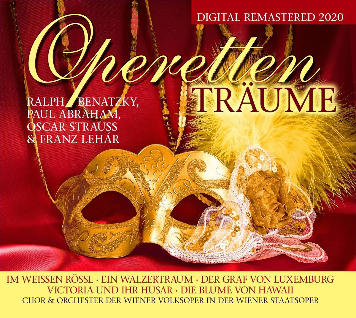 Albumcover: Maske und Feder mit Text.