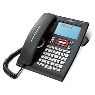 EMPORIA T20 AB Clip-komfort-Telefon mit digitalem Anrufbeantworter, schwarz
