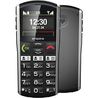 EMPORIA SIMPLICITY LTE - Téléphone mobile (Noir)