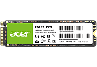 ACER FA100 512 GB M.2 NVMe SSD meghajtó, PCIe Gen 3x4, 3300/2200Mbps (BL.9BWWA.119)