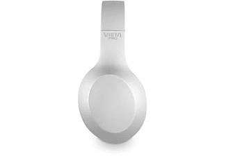 Auriculares inalámbricos - Vieta Pro Way 2, De diadema, Bluetooth 5.0, Micrófono, Hasta 40 horas, Plata