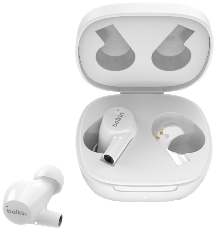 BELKIN Écouteurs sans fil Soundform Rise Blanc (AUC004BTWH) In-ear Oreillettes sans fil Blanc