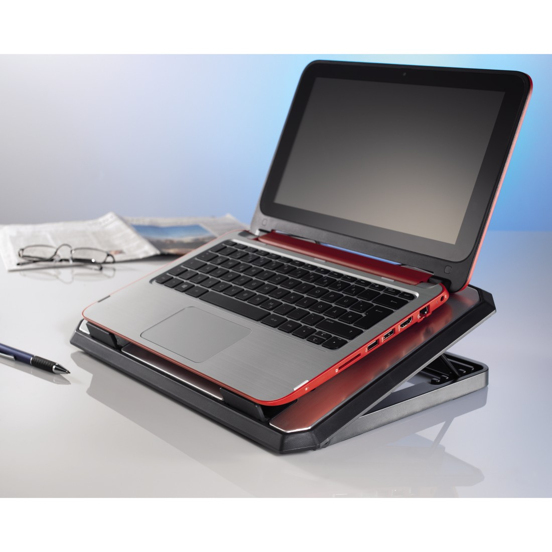 Base Raffreddamento Hama Aluminium 15.6" Per Notebook - Dissipatore In Alluminio - Foto 7