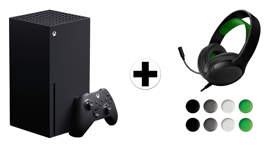 MICROSOFT Xbox Series X 1TB + Qware Headset + Qware Thumb Grips