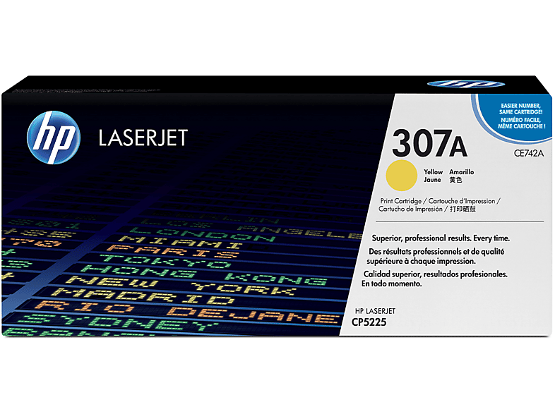 HP Inc Ce742A Giallo Toner