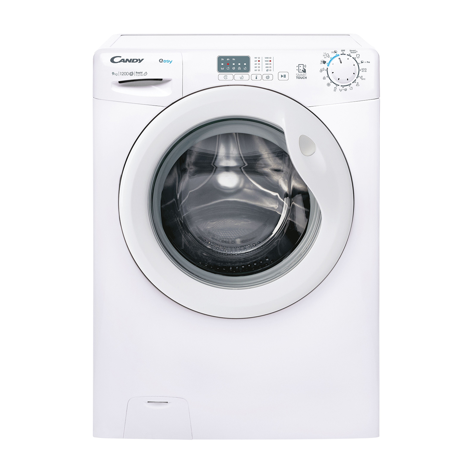 Candy EY 1291De/1-S Lavatrice, Caricamento frontale, 9 kg, 53 cm, Classe D