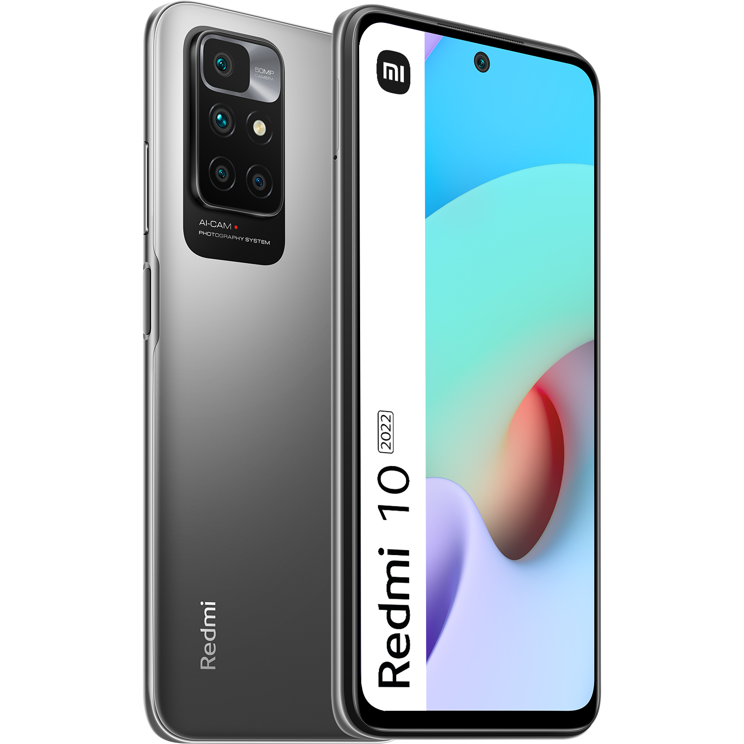 Xiaomi Redmi 10 2022, Gris, 64 GB, 4 GB, 6.5" Full HD+, MediaTek Helio G88, 5000 mAh, Android