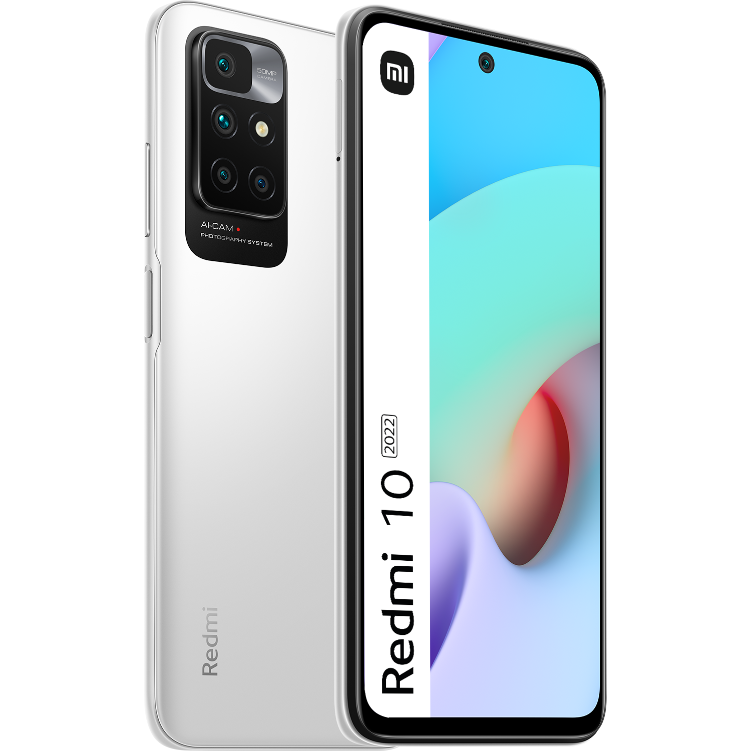 Xiaomi Redmi 10 2022, Blanco, 128 GB, 4 GB, 6.5" Full HD+, MediaTek Helio G88, 5000 mAh, Android