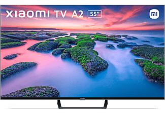 TV LED 55" - Xiaomi TV A2, UHD 4K, Dolby Vision, Android TV, HDR10, DVB-T2 (H.265), Dolby Audio, Inmersive Limitless Unibody, Negro