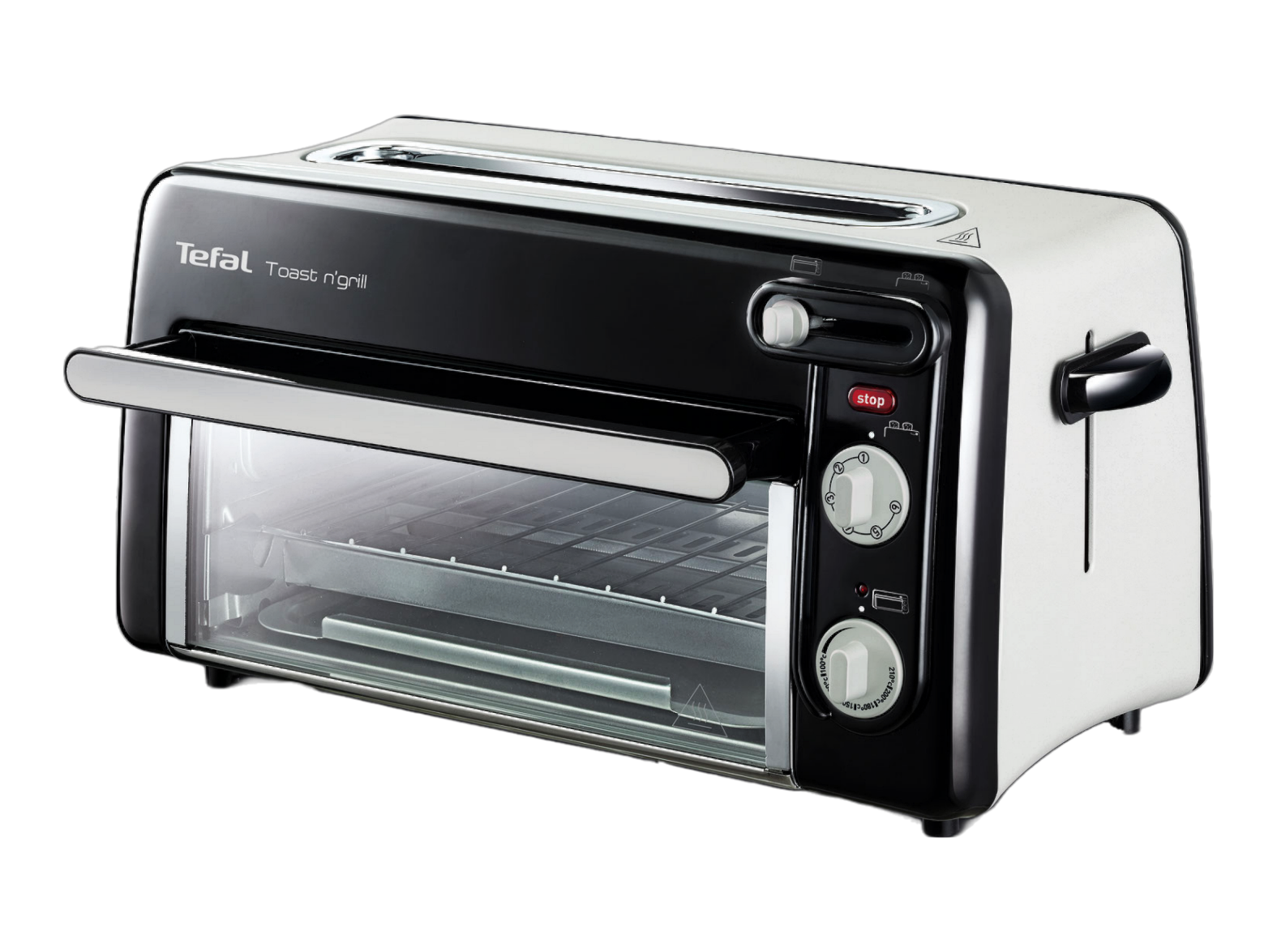 Tostadora/Horno - Tefal Toast & Grill TL600830, 1300W, Termostato regulable