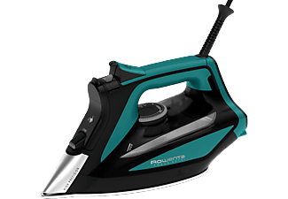 Plancha de vapor | Rowenta Focus Excel, W, 200 g Microsteam 400 HD, Antigoteo, Antical, 300 ml, Acero inox, Verde