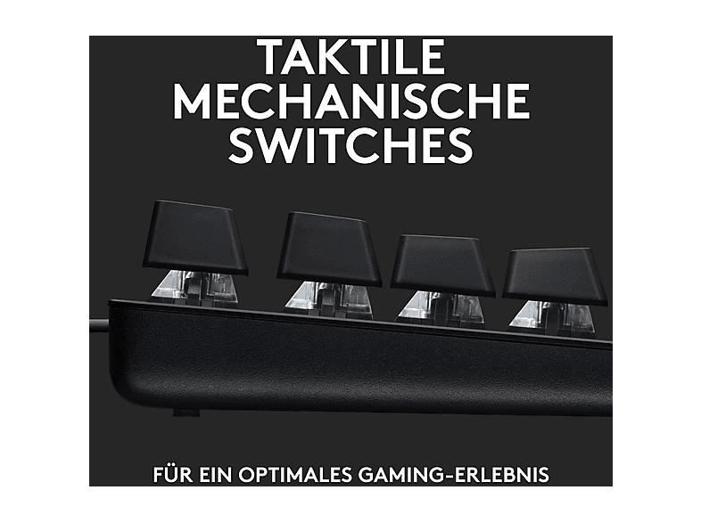 LOGITECH G G413 TKL SE Kabelgebundene mechanische Gaming Tastatur ohne Ziffernblock (Tactile), DEU (Qwertz), Schwarz — Foto 2 von 5