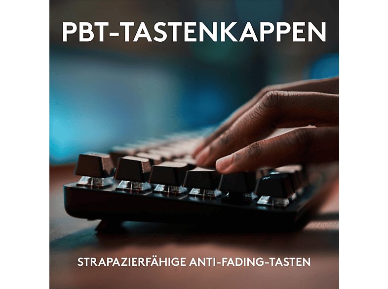 LOGITECH G G413 TKL SE Kabelgebundene mechanische Gaming Tastatur ohne Ziffernblock (Tactile), DEU (Qwertz), Schwarz — Foto 3 von 5