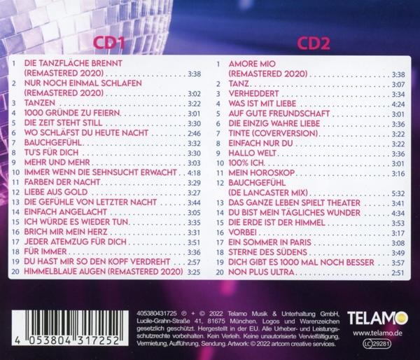 CD-Albumcover mit Titellisten für CD1 und CD2.