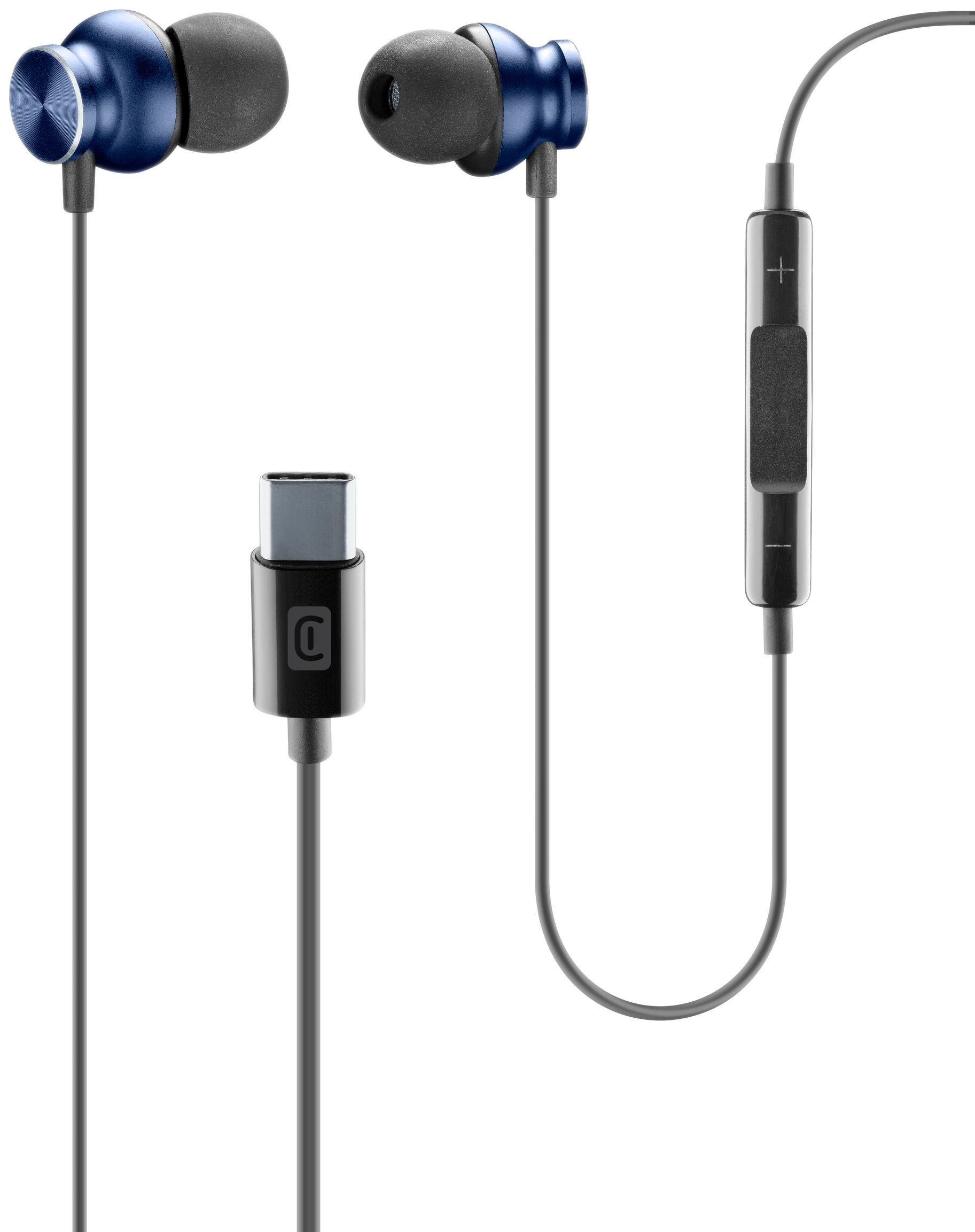 CELLULARLINE Oortjes Sparrow Blauw (AUSPARROWTYPECB) In-ear Oortjes Blauw