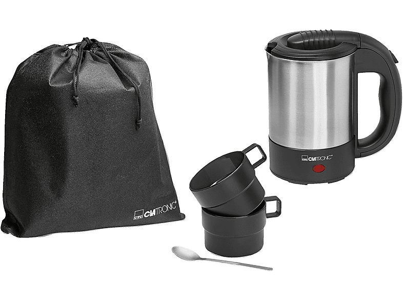 Clatronic WKR 3624 Wasserkocher (Silber, 0.5 l, 1000 Watt) — Foto 3 von 5