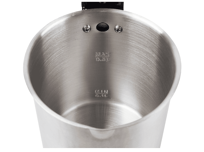 Clatronic WKR 3624 Wasserkocher (Silber, 0.5 l, 1000 Watt) — Foto 5 von 5