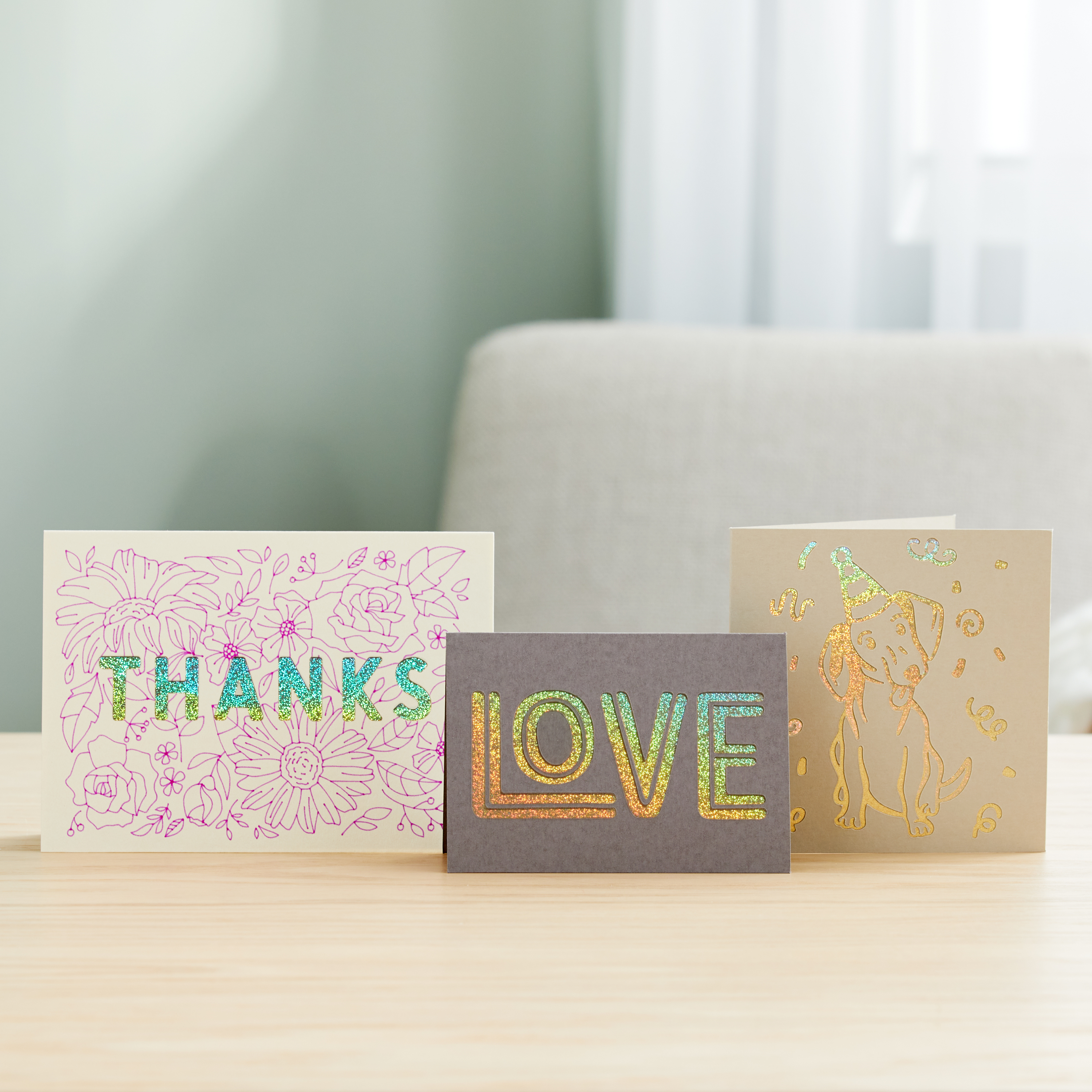 CRICUT Neutral-Musterset R40 Cut-Away Karten