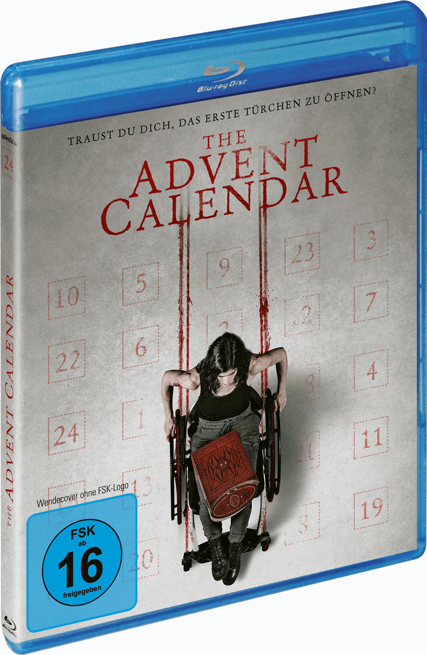 Blu-ray-Disc-Cover für den Film 'The Advent Calendar'.