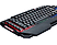 ERAZER P81016 - Gaming Tastatur + Gaming Maus + Gaming Headset + Mauspad, Kabelgebunden, QWERTZ, Full size, Mechanisch, Schwarz