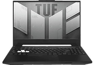 ASUS TUF Dash F15 FX517ZE-HN002W - Ordinateur portable de jeux, 15.6 ", Intel® Core™ i7, 512 GB SSD, 16 GB RAM, NVIDIA GeForce RTX™ 3050 Ti (4 GB, GDDR6), Off Black