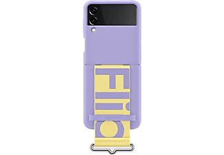SAMSUNG Galaxy Z Flip 3 Kordonlu Telefon Kılıfı Lavanta