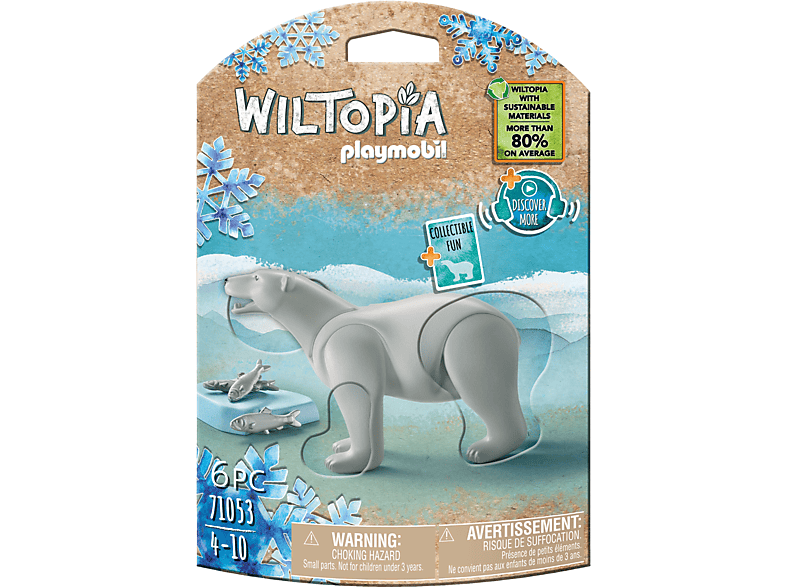 PLAYMOBIL 71053 Wiltopia - Eisbär Spielset, Mehrfarbig | Wiltopia