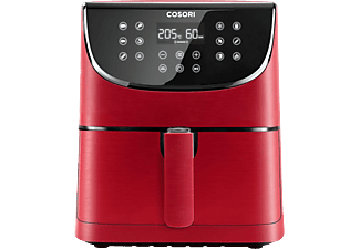 Freidora de aire - Cosori Premium Chef Edition, De aire, Capacidad 5,5L, Potencia 1700W, Temperatura máxima 205ºC, Rojo