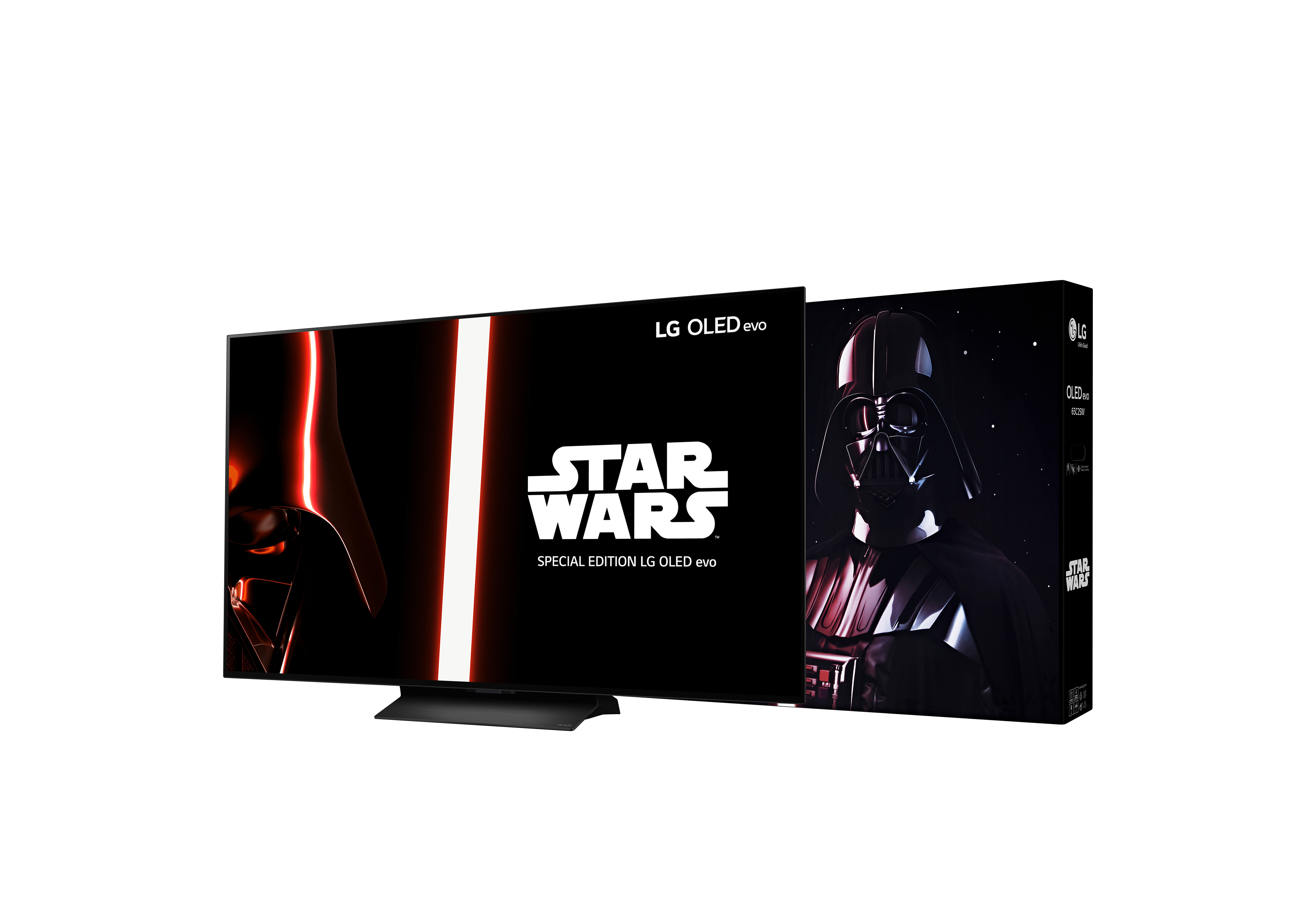 LG OLED65C2SW Star Wars Zoll Edition (Flat, mit webOS ThinQ) TV, TV 22 65 UHD cm, 164 LG SMART / 4K, OLED