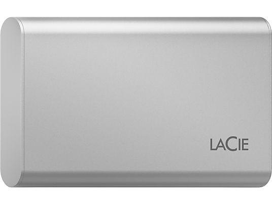LACIE SSD portabile - Disco fisso (SSD, 500 GB, Moon Silver)