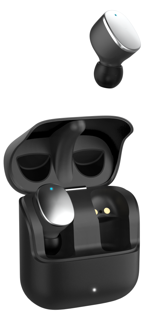 HAMA Spirit Pure TWS vezeték nélküli fülhallgató mikrofonnal, fekete (184108)