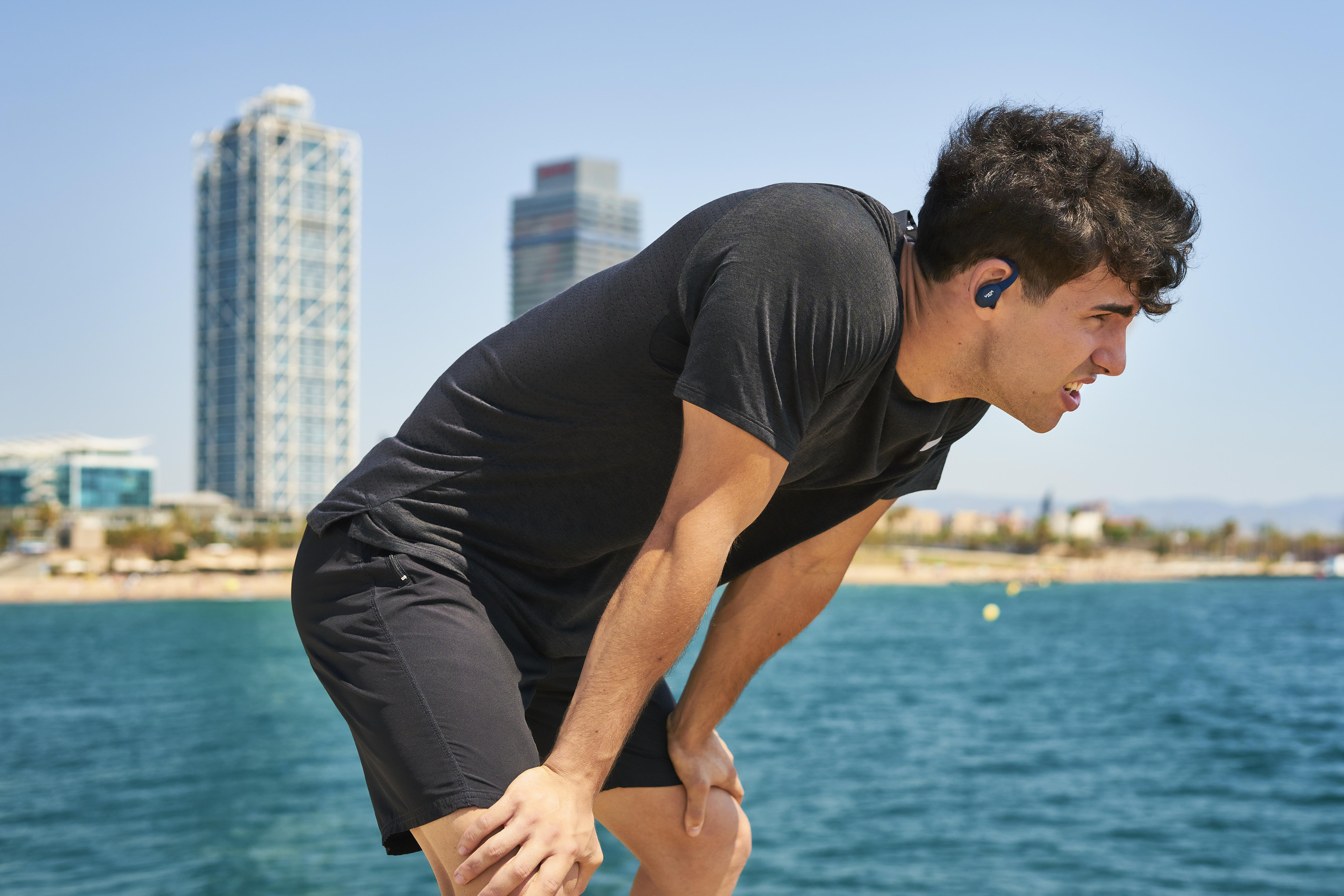 VIETA Sweat Sport True Wireless, In-ear Kopfhörer Bluetooth Blau