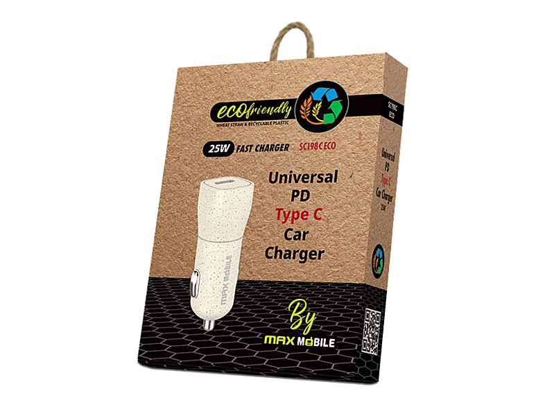 MAX MOBILE SC198 ECO Autós töltő 1xUSB-C, PD 25W (3858893495413 ...
