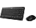 GENIUS LuxeMate Q8000 vezeték nélküli billentyűzet és egér, fekete, Magyar kiosztás (31340013404)