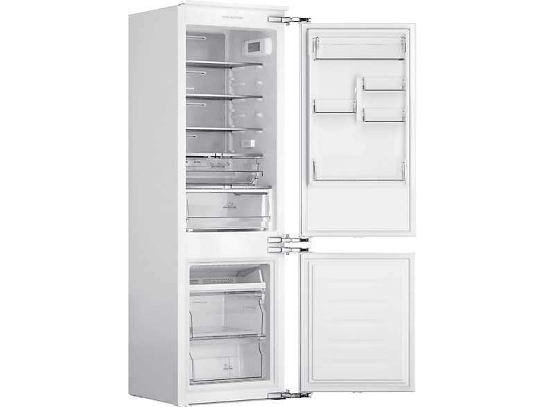 BAUKNECHT KGITN 18F2 M Kühlgefrierkombination (E, 250 l, 1770 mm hoch, Weiß)