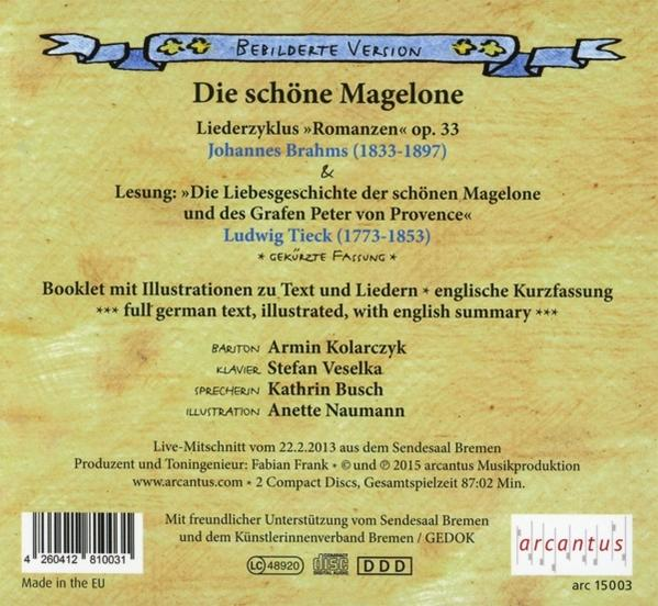 Kathrin Busch, Armin Kolarczyk, Stefan Veselka - Die Schöne Magelone  - (CD)