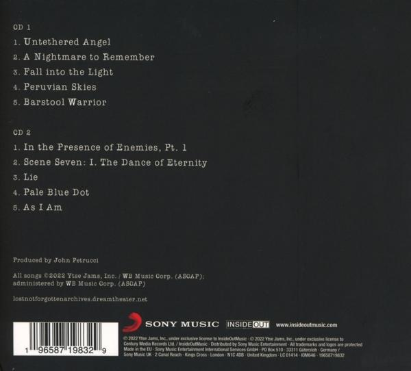 CD-Hülle mit Titelliste, Copyright-Details und Sony Music-Logo.
