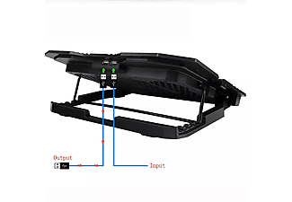 DAYTONA DYT810 Soğutucu Fanlı RGB Laptop Standı Siyah_4