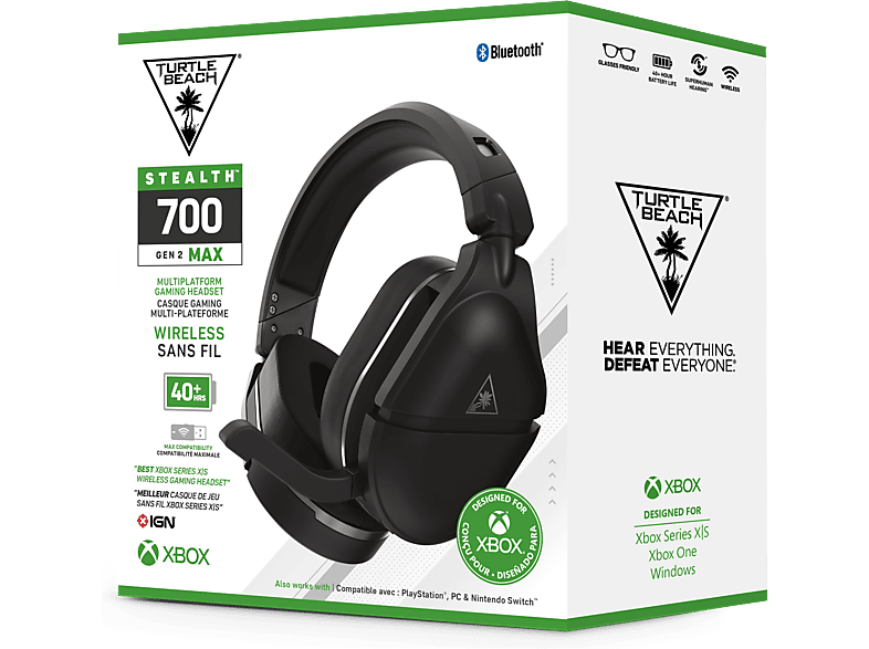 TURTLE BEACH Stealth 700 GEN2 Max, Over-ear Gaming Headset Schwarz