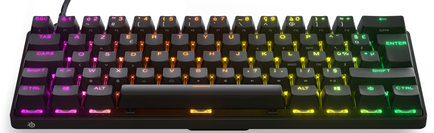 STEELSERIES Gaming toetsenbord Apex Pro Mini FR AZERTY Zwart (64823)